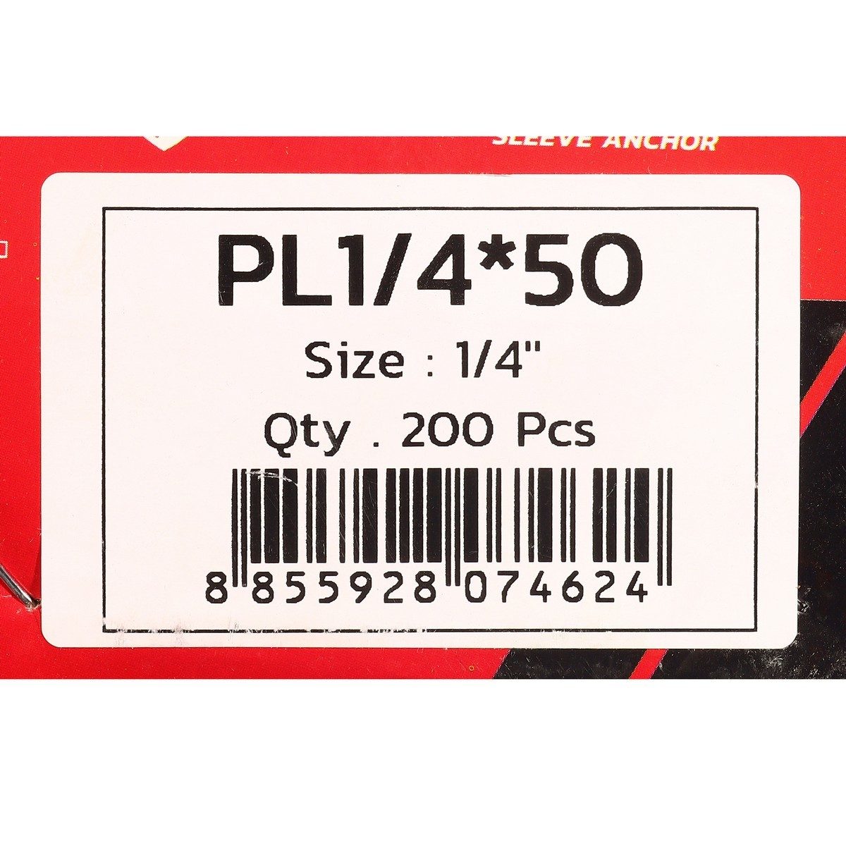 POLO พุกเหล็ก 1/4 นิ้ว รุ่น PL1/4*50 ผลิตจากเหล็กคุณภาพดี มีเขี้ยวแข็งแรงทำให้ยึดได้แน่น สามารถยึดได้ทั้งแนวราบ และแนวดิ่ง บรรจุ 200 ชิ้น/กล