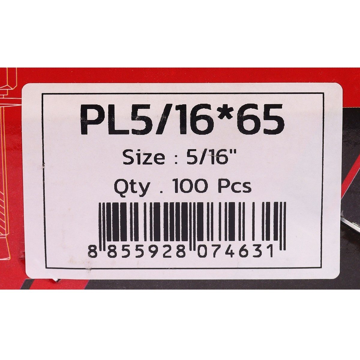 POLO พุกเหล็ก 5/16 นิ้ว รุ่น PL5/16*65 ผลิตจากเหล็กคุณภาพดี มีเขี้ยวแข็งแรงทำให้ยึดได้แน่น สามารถยึดได้ทั้งแนวราบ และแนวดิ่ง บรรจุ 100 ชิ้น/