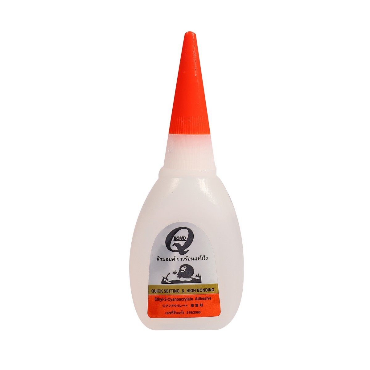 Q BOND กาวร้อน 18 กรัม สีใส ติดแน่น แห้งไว ทันใจ ทนทาน ใช้ในการยึดติดวัสดุต่างๆ เข้าด้วยกัน เช่น ไม้ พลาสติก เซรามิค ยาง หนัง และโลหะ สินค้า