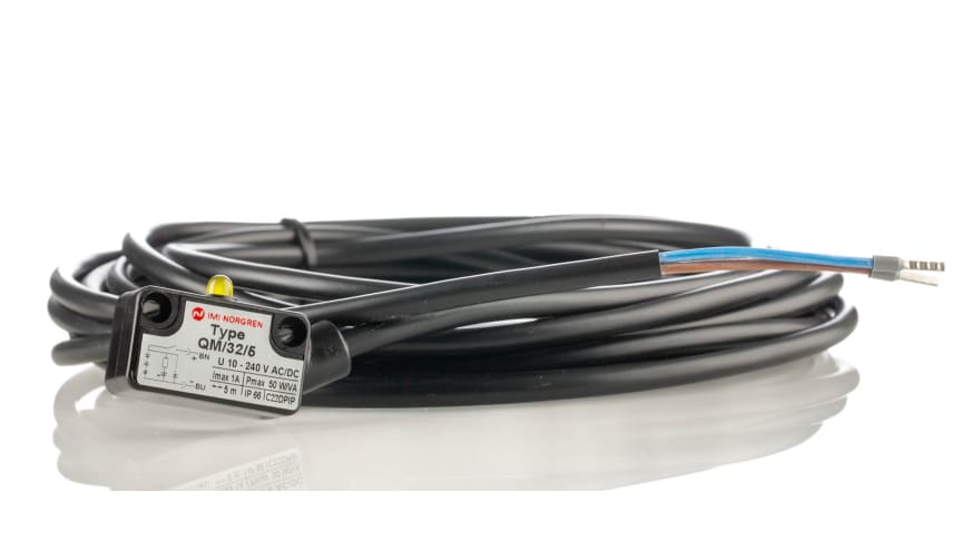 IMI Norgren Reed Reed Switch, IP66, 10 → 240V ac/dc, NO Operation, QM/32, with LED indicator