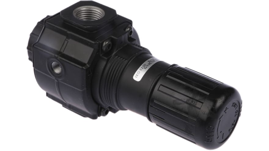 Norgren G 1/2 Pneumatic Regulator - 0.3bar to 10bar, 1/2in, 20bar max. input