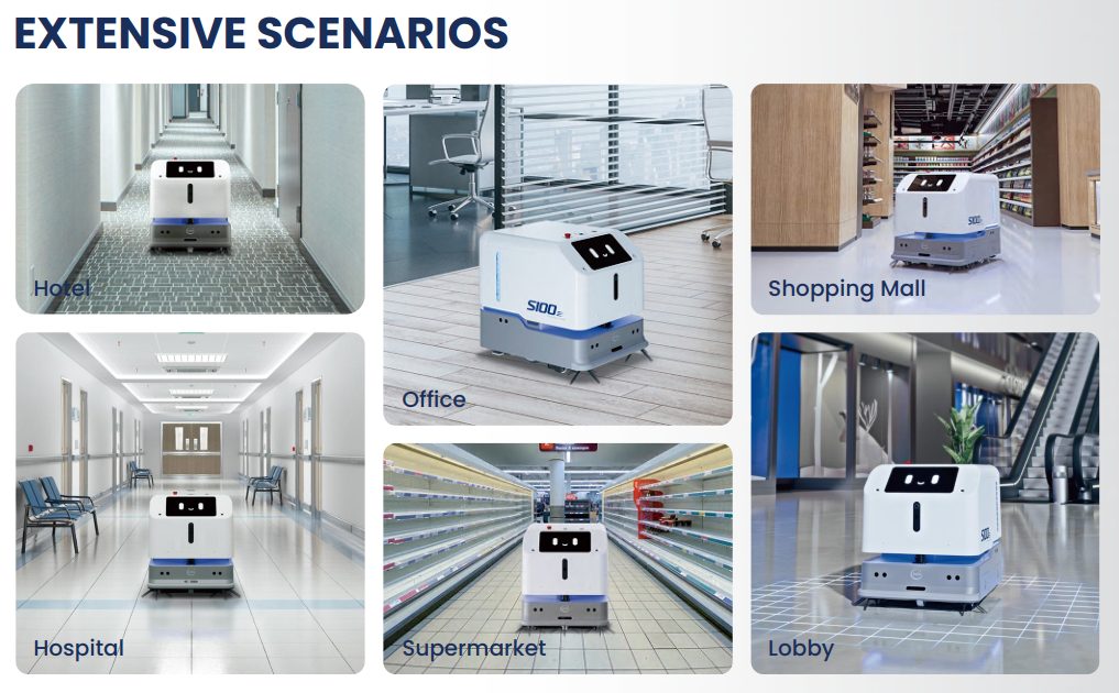 SVEABOT S100 (3D) หุ่นยนต์ทำความสะอาดอัตโนมัติสำหรับพื้นที่ขนาดใหญ่