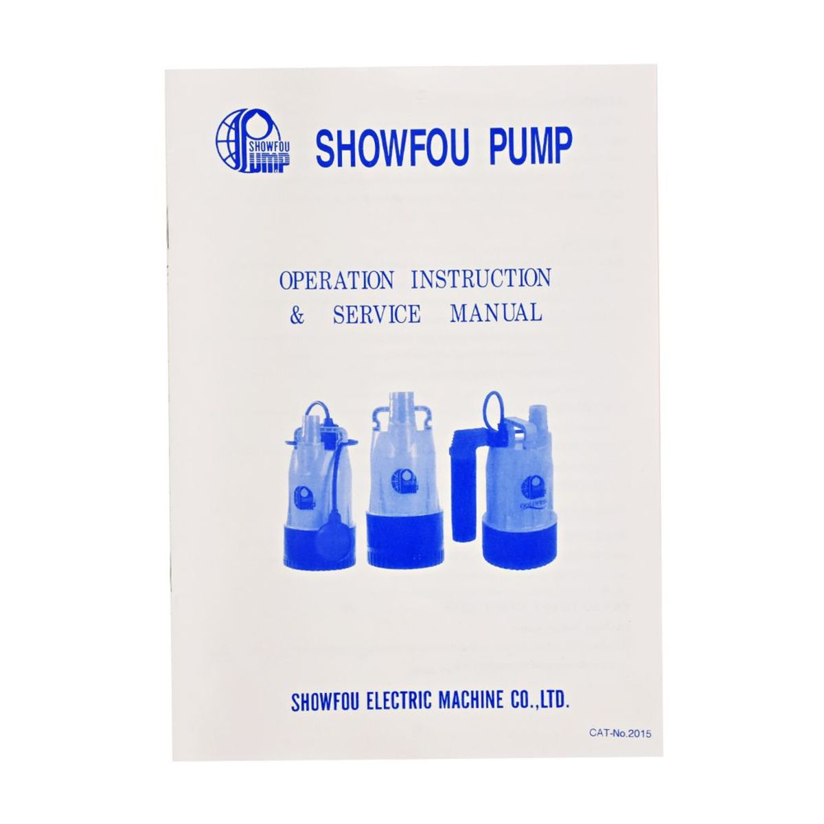 SHOWFOU ปั๊มจุ่มอัตโนมัติ รุ่น GV-370 กำลังมอเตอร์ 370 วัตต์ ส่งสูงสุด 8 ม. ปริมาณน้ำสูงสุด 200 ลิตร/นาที ท่อส่ง 1-1/2 นิ้ว ไฟ 220 โวลต์ (โช