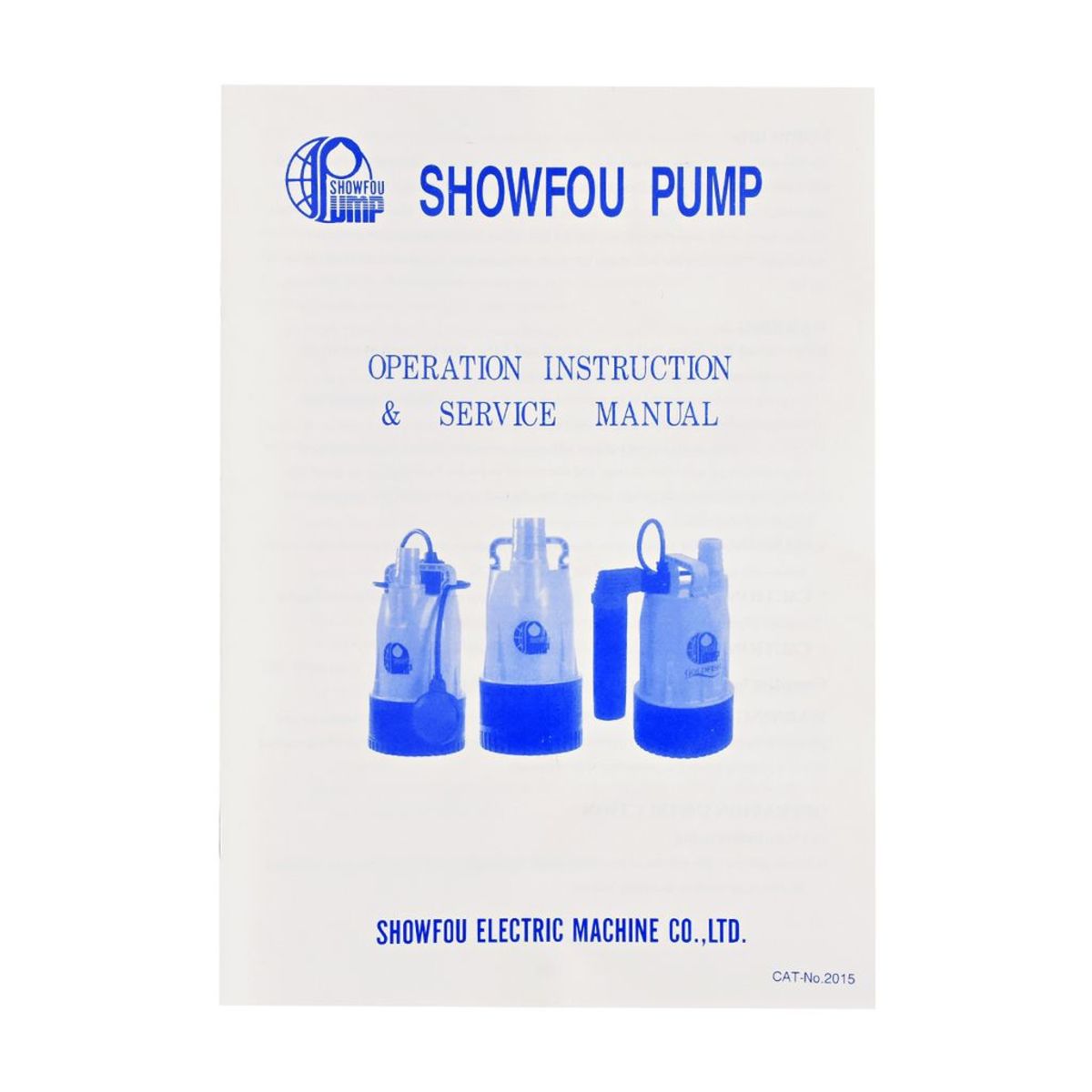 SHOWFOU ปั๊มจุ่มอัตโนมัติ รุ่น GV-680 กำลังมอเตอร์ 680 วัตต์ ส่งสูงสุด 9.5 ม. ปริมาณน้ำสูงสุด 240 ลิตร/นาที ท่อส่ง 2 นิ้ว ไฟ 220 โวลต์ (โชว์