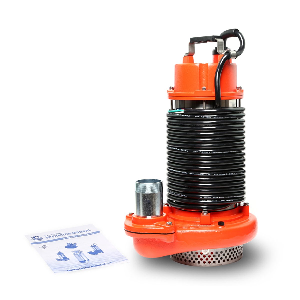 SHOWFOU ปั๊มแช่ รุ่น SH-112D กำลังมอเตอร์ 1 แรงม้า ส่งสูงสุด 21 เมตร ปริมาณน้ำสูงสุด 240 ลิตร/นาที ท่อส่ง 1.5 นิ้ว ไฟ 220 โวลต์ (โชว์ฟู)
