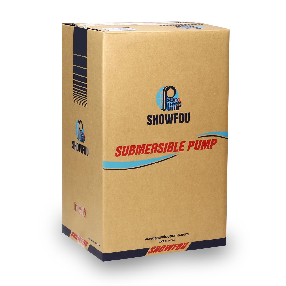 SHOWFOU ปั๊มแช่แสตนเลส รุ่น SQ-112AN กำลังมอเตอร์ 750 วัตต์ ส่งสูงสุด 14 ม. ปริมาณน้ำสูงสุด 360 ลิตร/นาที ท่อส่ง 2 นิ้ว ไฟ 220 โวลต์ (โชว์ฟู