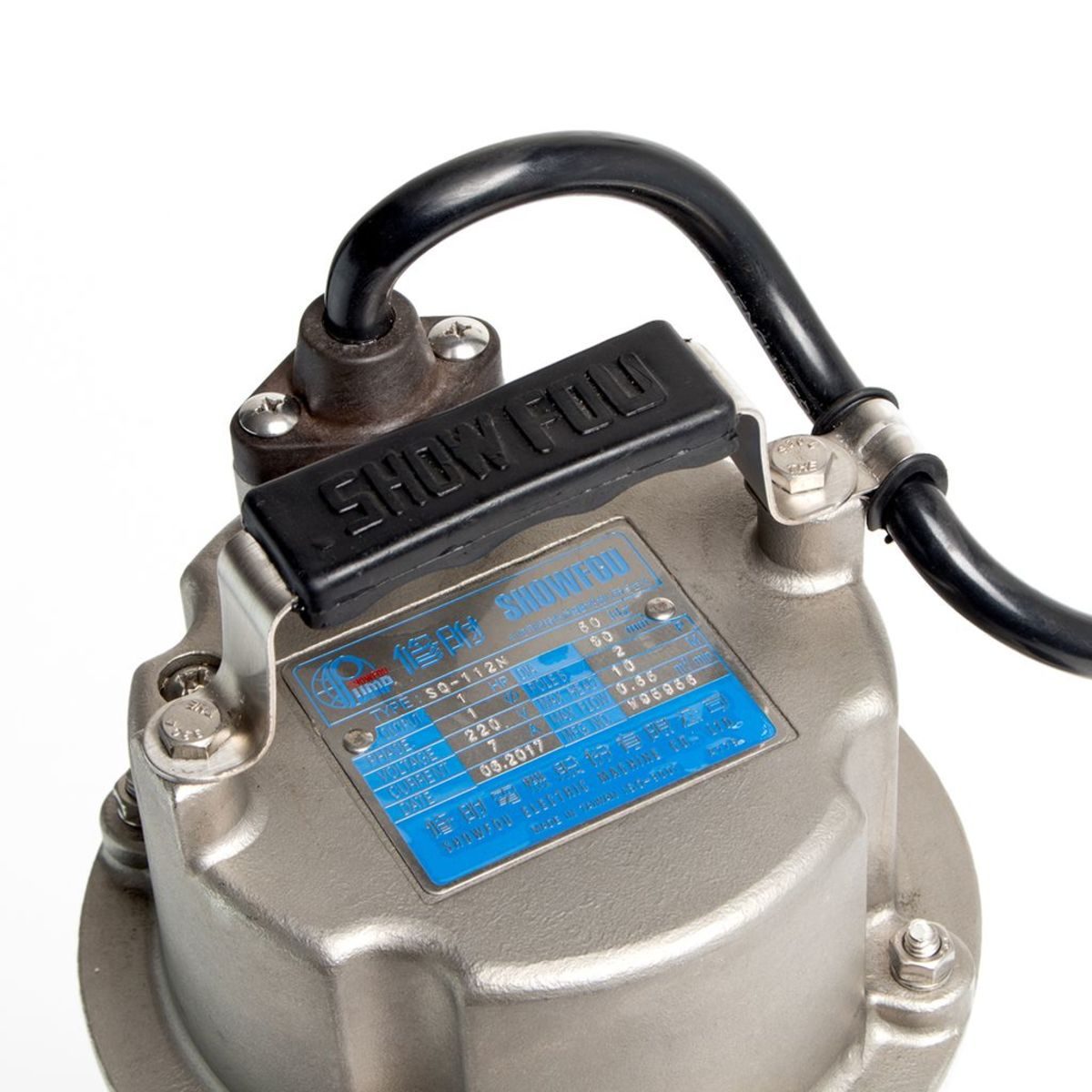 SQ-112N ปั๊มแช่สแตนเลส 3" 1HP