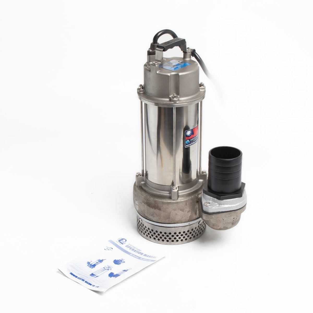SQ-112N ปั๊มแช่สแตนเลส 3" 1HP