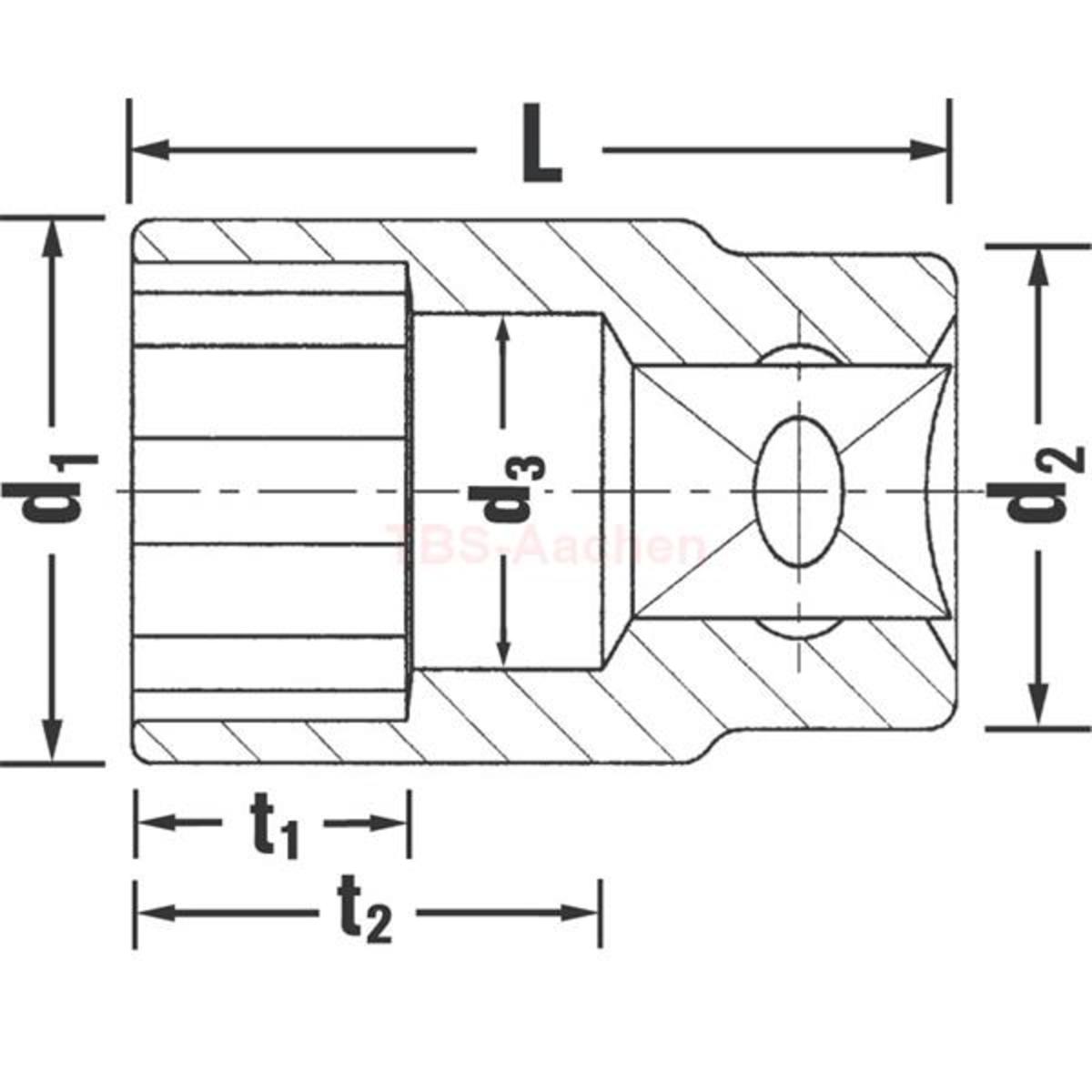 50 16 SOCKET 1/2"