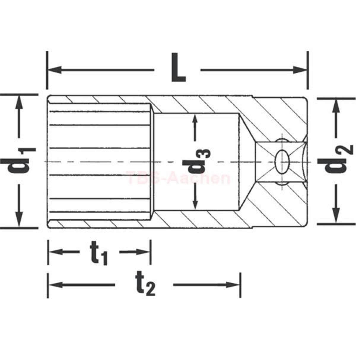 51 26 SOCKET 1/2"