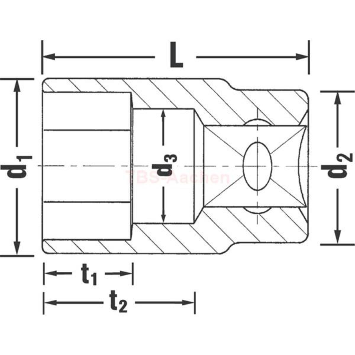 52 21 SOCKET 1/2"