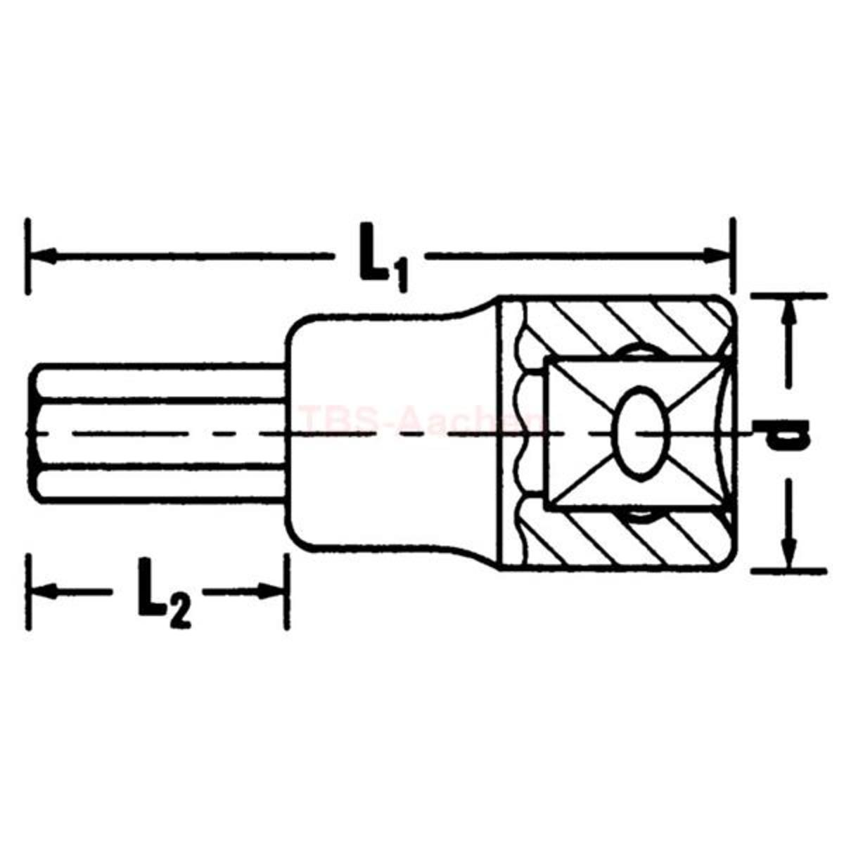 SCREWDRIVER-SOCKET 1/2"