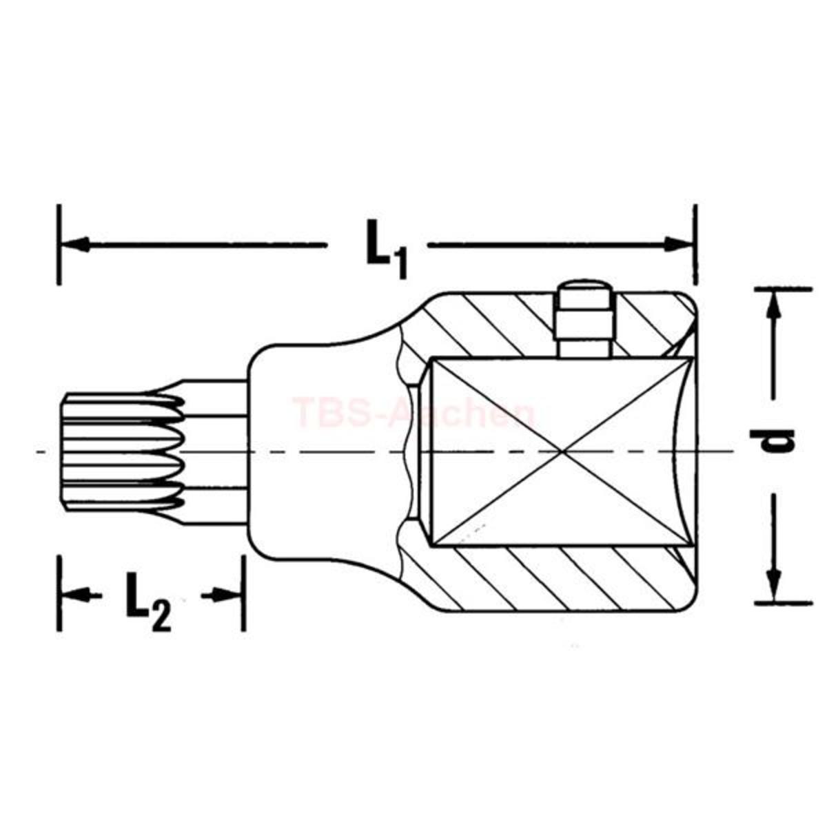 SCREWDRIVER SOCKET 3/4"