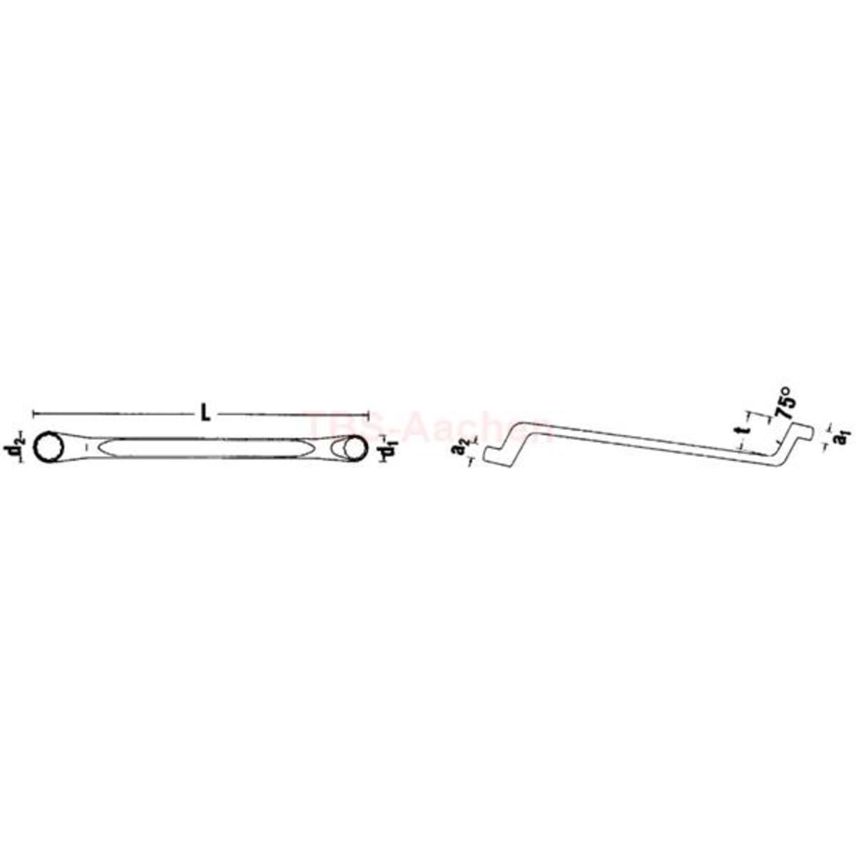20 6 X 7 DOUBLE ENDED RINGSPANNER