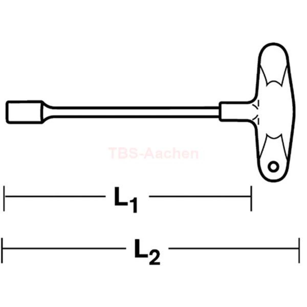 12507-2K 12 T-HANDLED NUT SPINNERS