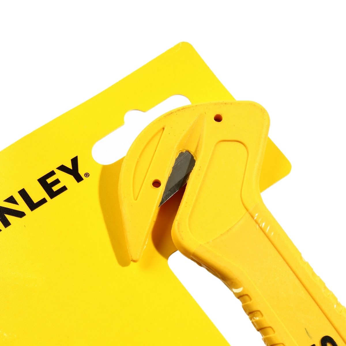 STANLEY มีดกรีดลัง มีดตัดกล่อง มีดอเนกประสงค์ รุ่น 10-355 ใบมีดเดี่ยว สำหรับกรีดลังและตัดเทปกาวหรือฟิลม์ที่ติดทับกล่อง ปลอดภัย ไม่สามารถเปลี