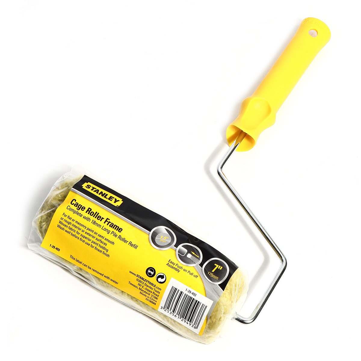 29-493 ลูกกลิ้งโครงกรงขนยาวทาสีน้ำ 7"