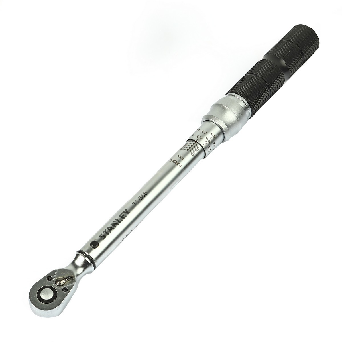 STANLEY ประแจทอร์ค แกน 3/8 นิ้ว แรงบิด 10-50 นิวตันเมตร รุ่น STMT73588-8 ความแม่นยำ +/- 4% (สแตนเล่ย์)