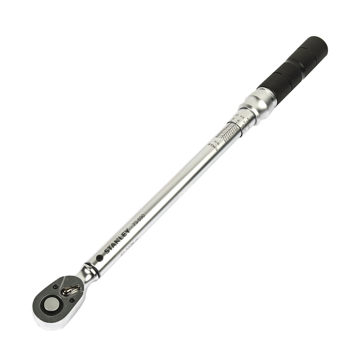 STANLEY ประแจทอร์ค แกน 1/2 นิ้ว แรงบิด 40-200 นิวตันเมตร รุ่น STMT73590-8 ยาว 519 มม. ความแม่นยำ +/- 4% (สแตนเล่ย์)