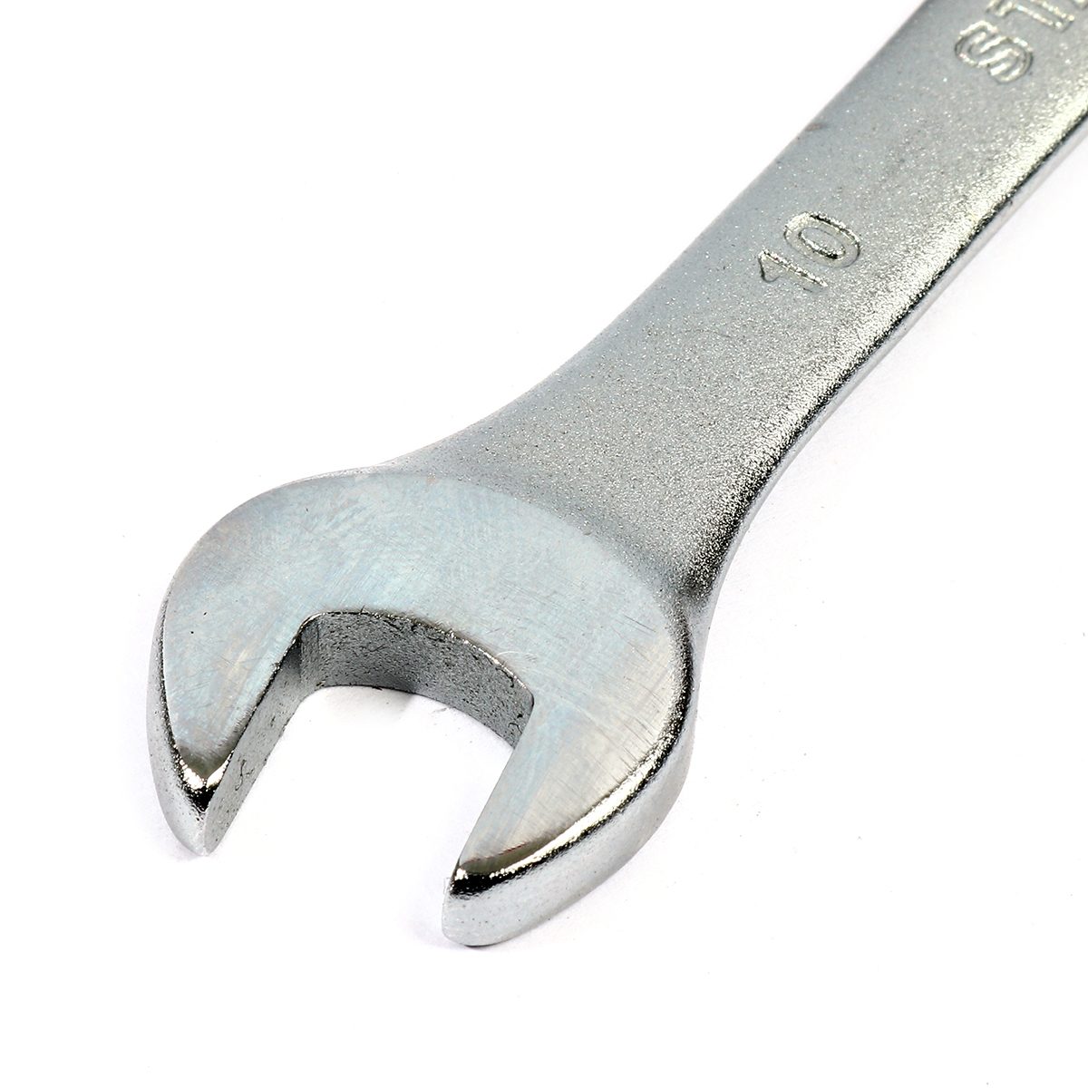ประแจแหวนข้างปากตาย 80-219 สแตนเล่ย์ (STANLEY) รุ่น CWB ขนาด 10 มม. วัสดุทำจาก เหล็กกล้าคาร์บอน ผ่านการทดสอบตามมาตรฐาน ANSI, ISO &amp; DIN ผ