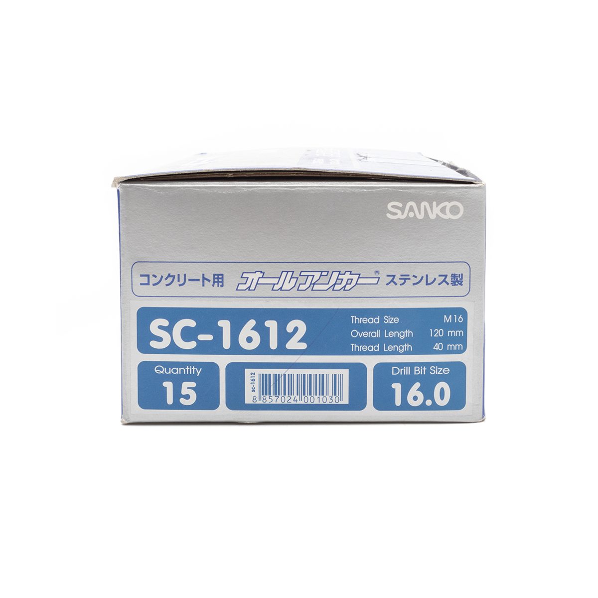 SC-1612 พุกตะปูสแตนเลส SC-TYPE
