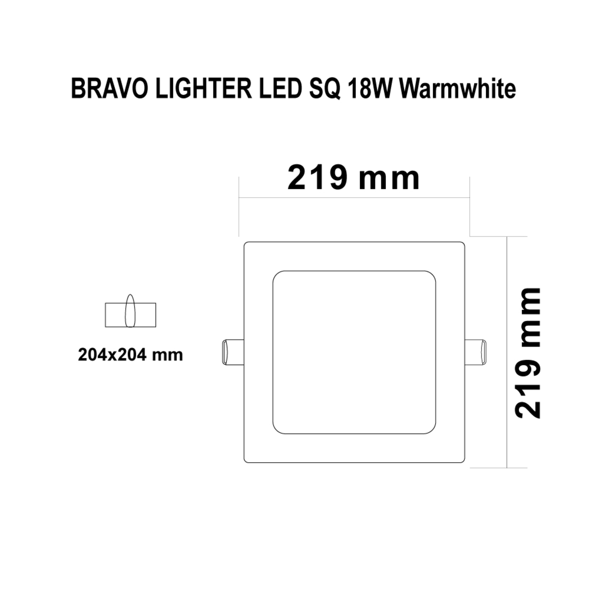 SYLVANIA ดาวน์ไลท์ LED ฝังฝ้าหน้าเหลี่ยม กำลังไฟ 18 วัตต์ ค่าความสว่าง 1,620 ลูเมน แสงวอร์มไวท์ อายุการใช้งานยาวนานมากกว่า 30,000 ชั่วโมง (ซ