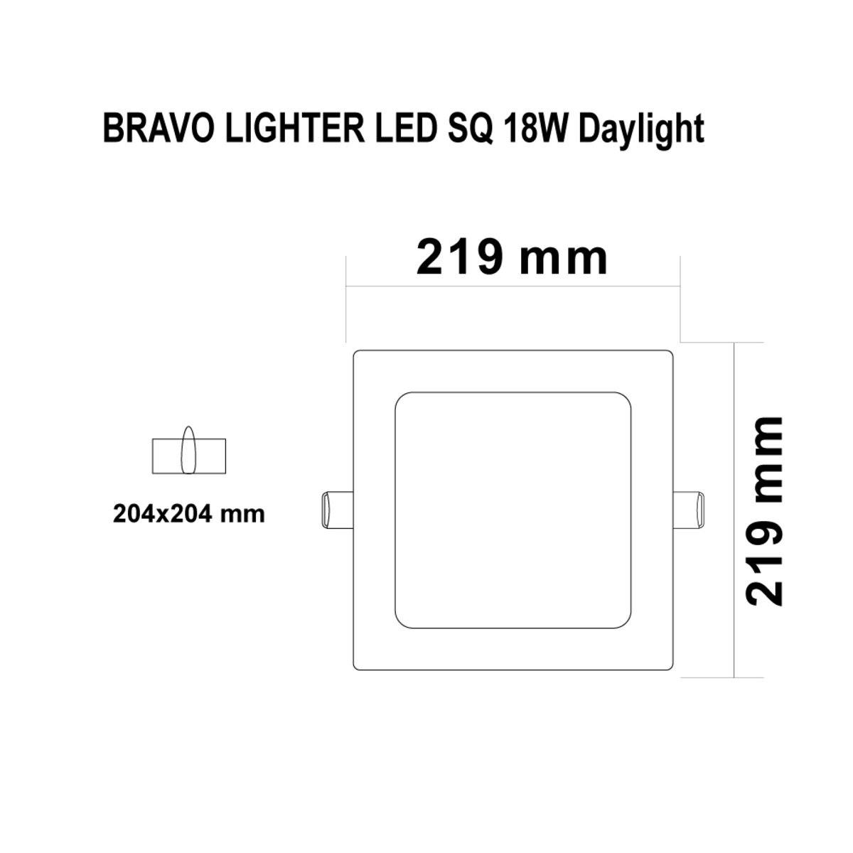 SYLVANIA ดาวน์ไลท์ LED ฝังฝ้าหน้าเหลี่ยม กำลังไฟ 12 วัตต์ ค่าความสว่าง 1,620 ลูเมน แสงเดย์ไลท์ อายุการใช้งานยาวนานมากกว่า 30,000 ชั่วโมง (ซี