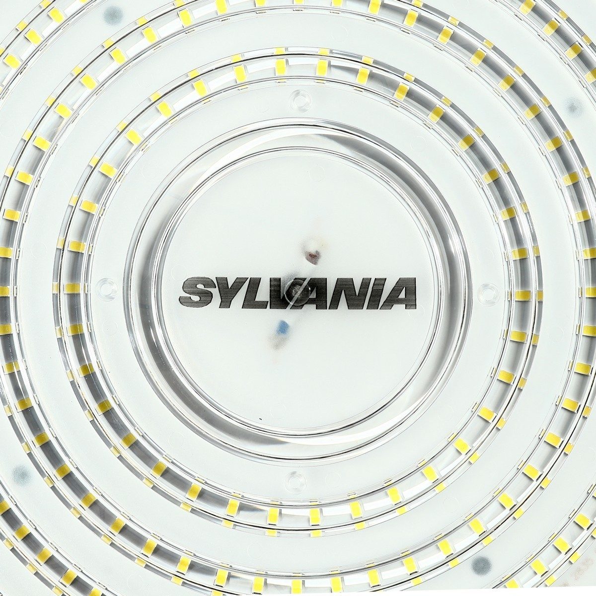 SYLVANIA โคมไฟไฮเบย์ LED 150 วัตต์ สีเดย์ไลท์ รุ่น DACO DISC GC109A ค่าความสว่าง 28,000 ลูเมน อายุการใช้งาน 30,000 ชั่วโมง พร้อมโซ่ยาว 1 เมต