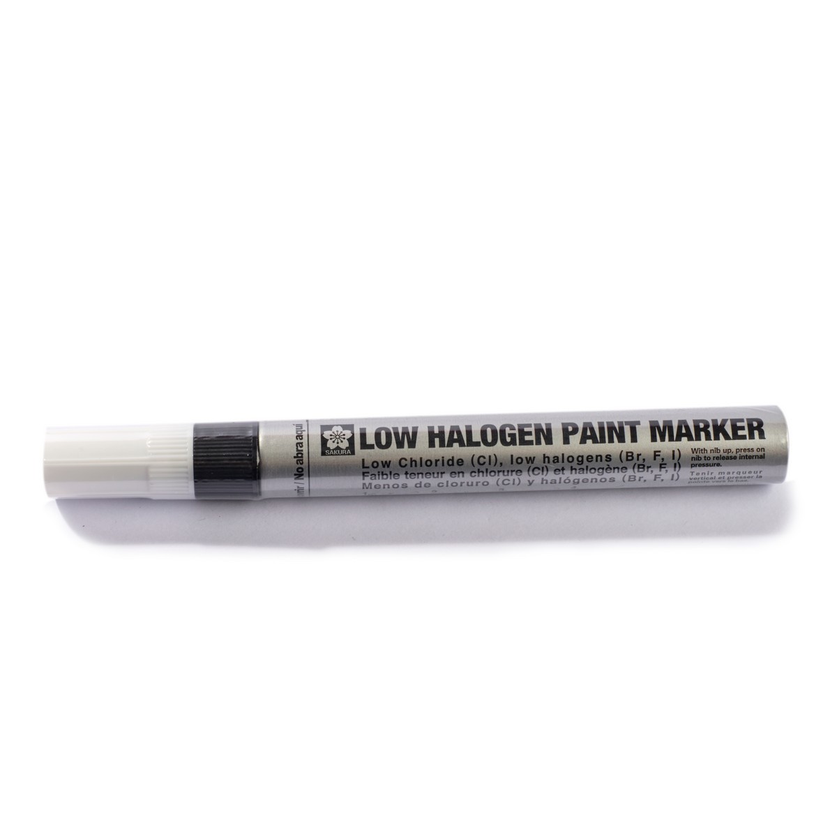 SAKURA ปากกาเพ้นท์ มาร์คเกอร์ โลว์ฮาโลเจน (สีดำ) ขนาด 2 มม. รุ่น XPMKB-LH-49 เหมาะสำหรับงานอุตสาหกรรมโดยเฉพา ใช้เขียนทำเครื่องหมาย บนโลหะทุก