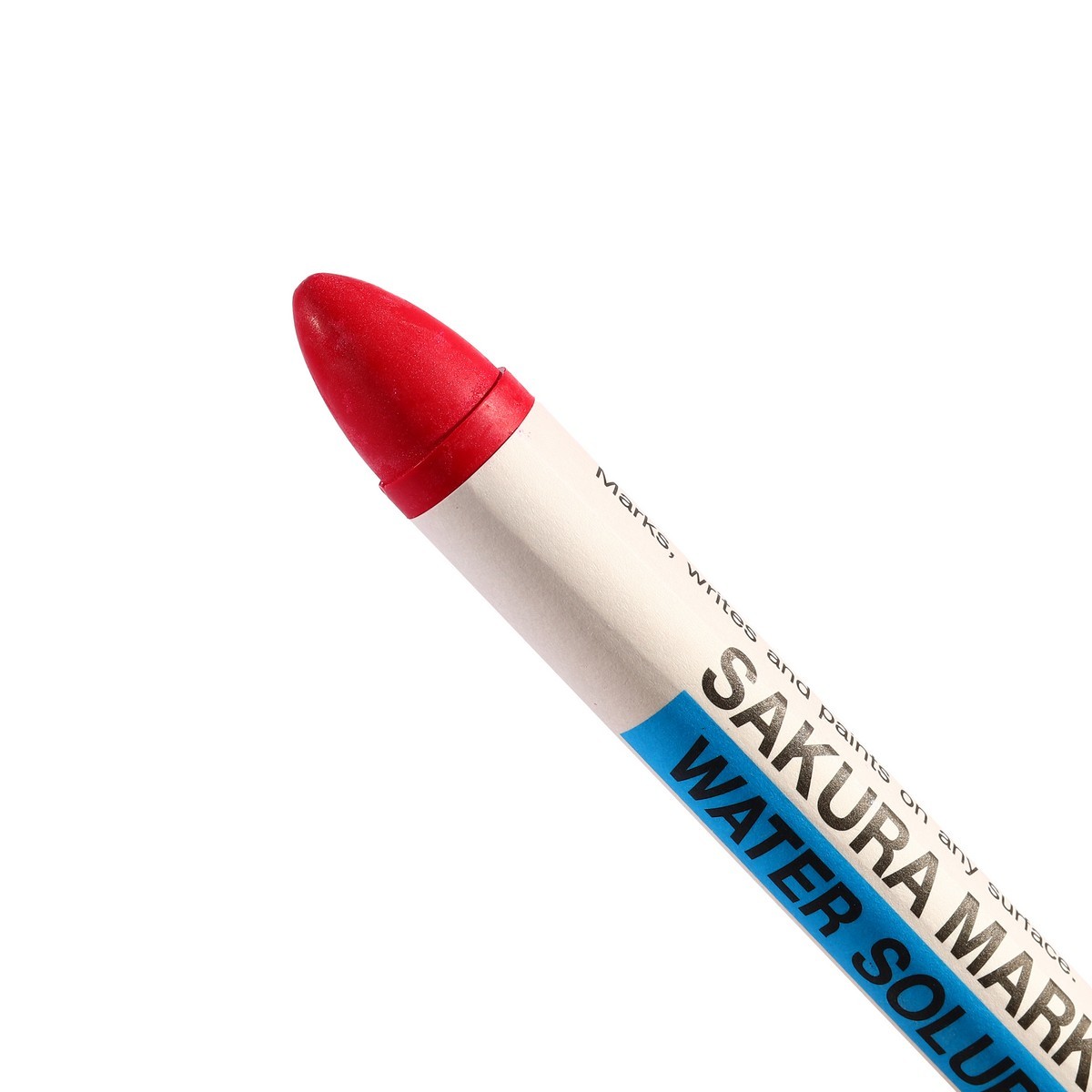 SAKURA ปากกามาร์คเกอร์ สีแดง รุ่น WSC-19 สีไม่ซีดจาง เช็คทำความสะอาดได้ สำหรับงานเขียนยาง, กระจก, เหล็ก, ไม้ ฯลฯ (ซากุระ)
