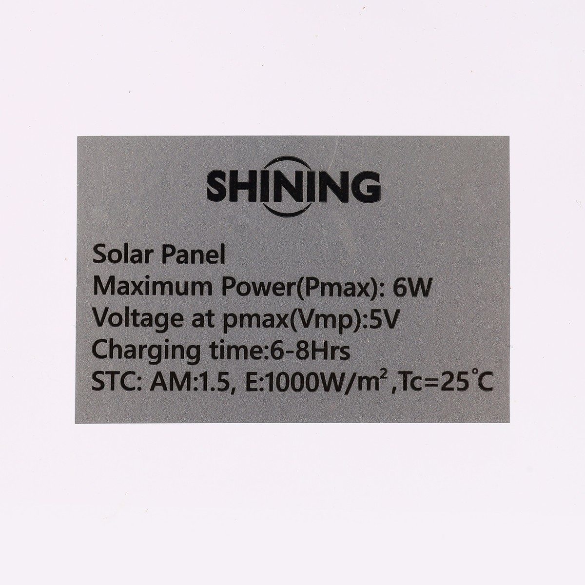 SHINING โคมไฟสปอร์ตไลท์โซล่าร์เซลล์ 50 วัตต์ ความสว่างสูงสุด 1,800 ลูเมน แสงสีขาว มาตรฐานระดับ IP65 วัสดุผลิตจากอะลูมิเนียมคุณภาพสูง (ไชน์นิ