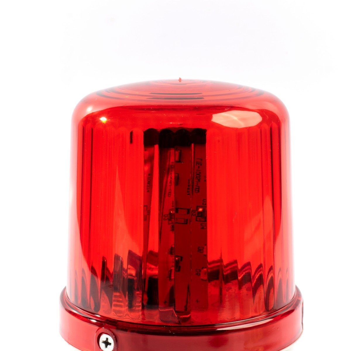 SA LE ไฟหมุนสีแดง LED 4in1 ขนาด 4 นิ้ว รุ่น SW-4R ปรับแสงได้ 4 รูปแบบ กระพริบช้า, เร็ว, ไฟนิ่ง และไฟหมุนรอบตัว รองรับระบบไฟได้หลายแบบในตัวเด