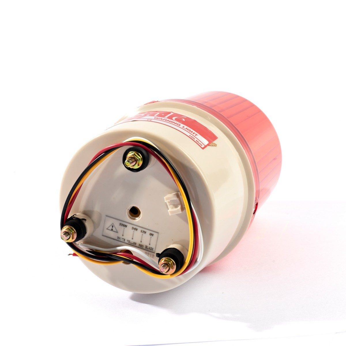SA LE ไฟหมุนสีแดง LED 4in1 ขนาด 4 นิ้ว รุ่น SW-4R ปรับแสงได้ 4 รูปแบบ กระพริบช้า, เร็ว, ไฟนิ่ง และไฟหมุนรอบตัว รองรับระบบไฟได้หลายแบบในตัวเด