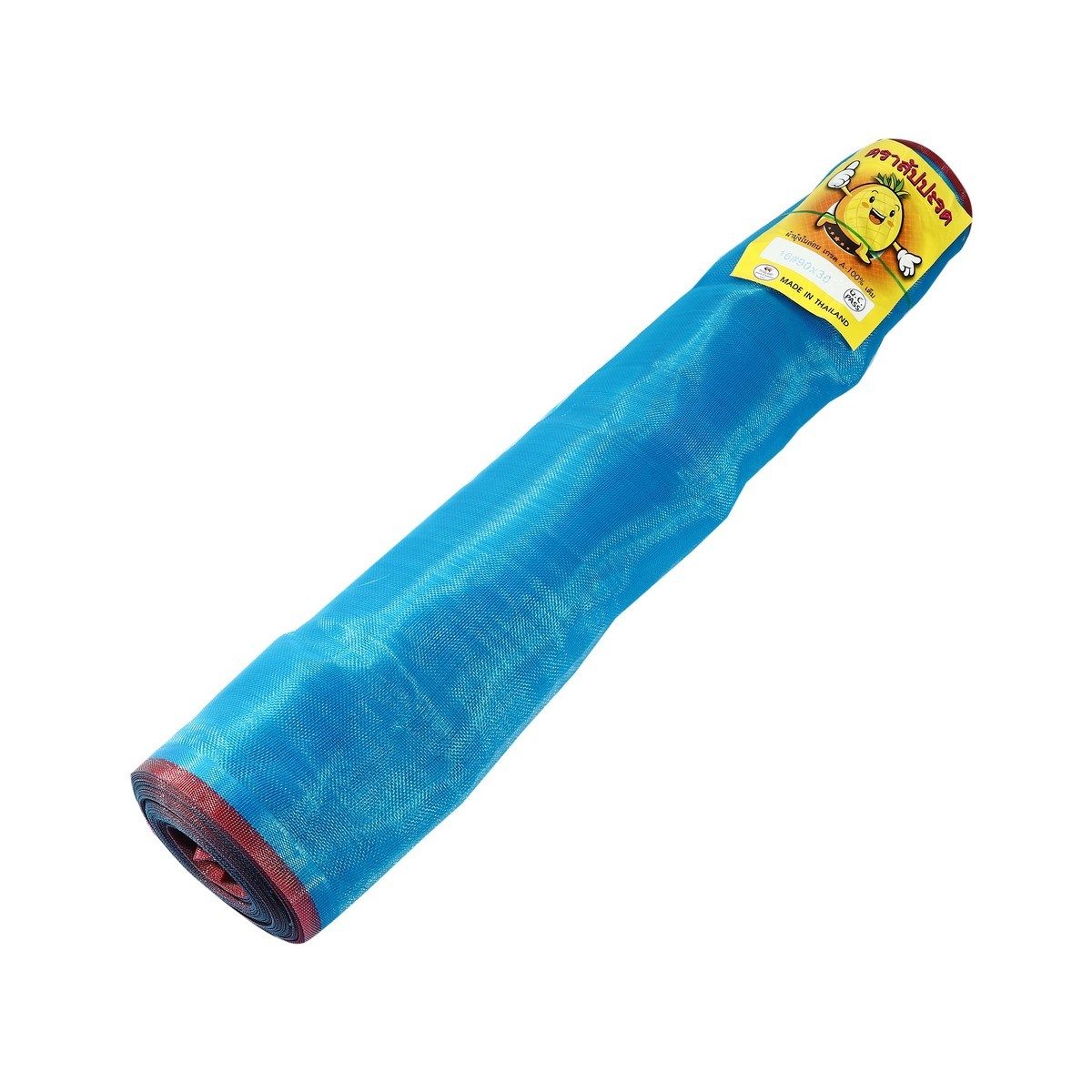 SAPPAROD ผ้ามุ้งไนล่อนสีฟ้า 16 ตา ขนาด 90 ซม. X 30 หลา (0.9 X 27 เมตร) เหมาะกับงานเกษตรกรรม และการประมง (ตราสัปปะรด)