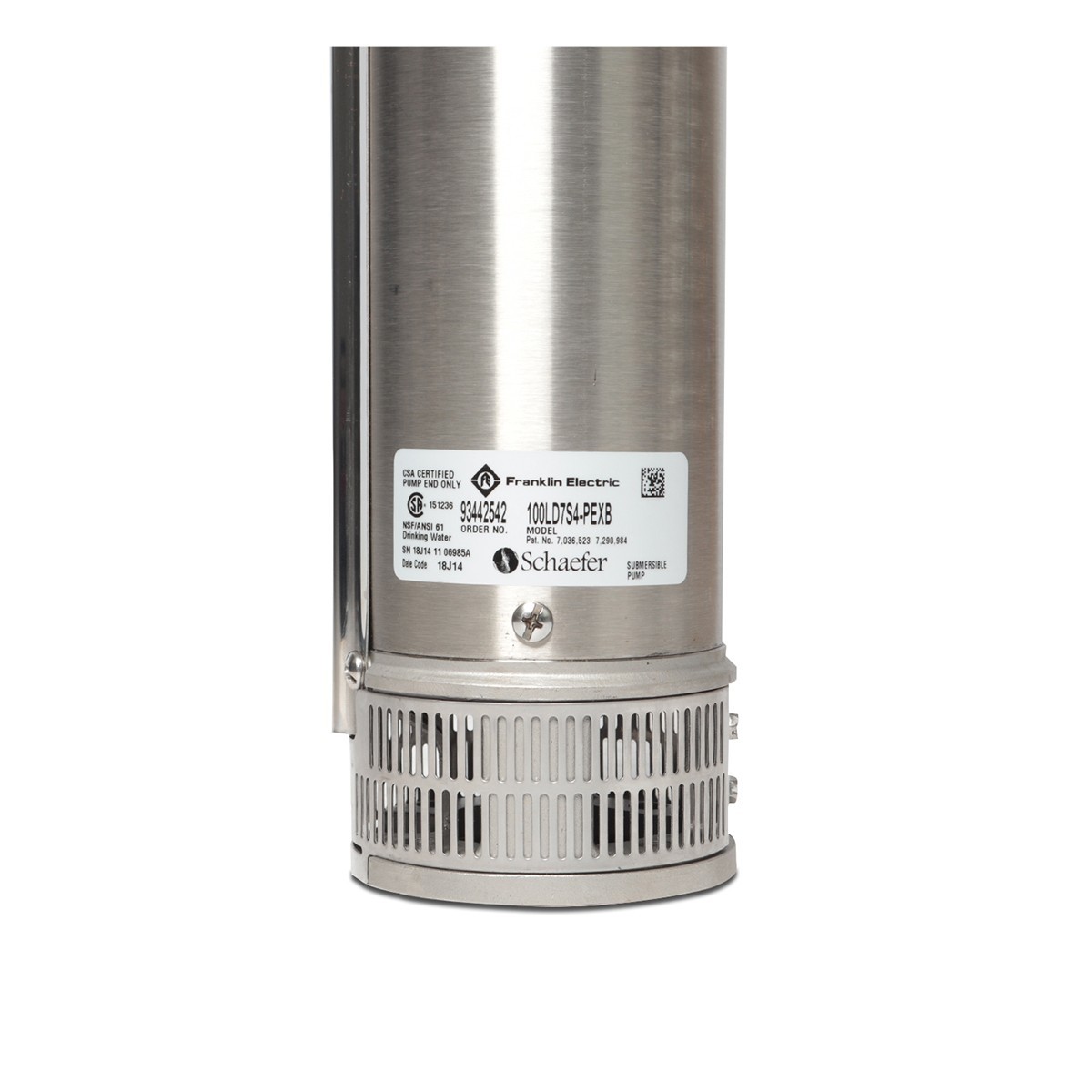 ชุดปั๊ม7.5HP L4D35X42 380V(100LD7S4-PEXB