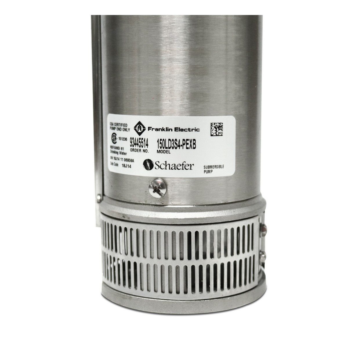(L4D45X14) ชุดปั๊มน้ำบาดาล 3 HP 3เฟส 2"