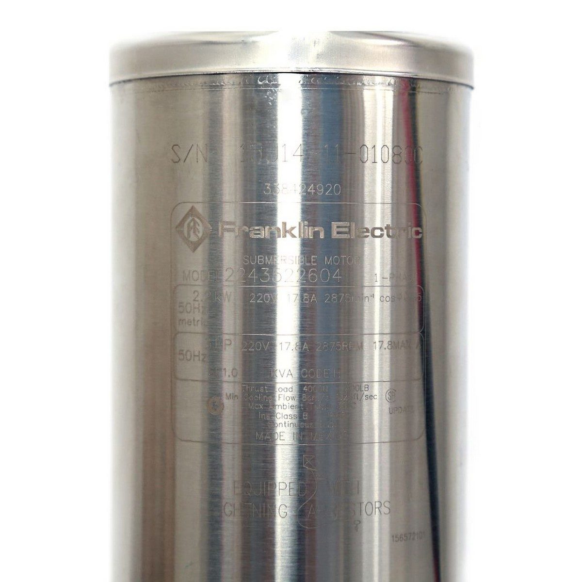 (L4D45X14) ชุดปั๊มน้ำบาดาล 3 HP 1เฟส 2"