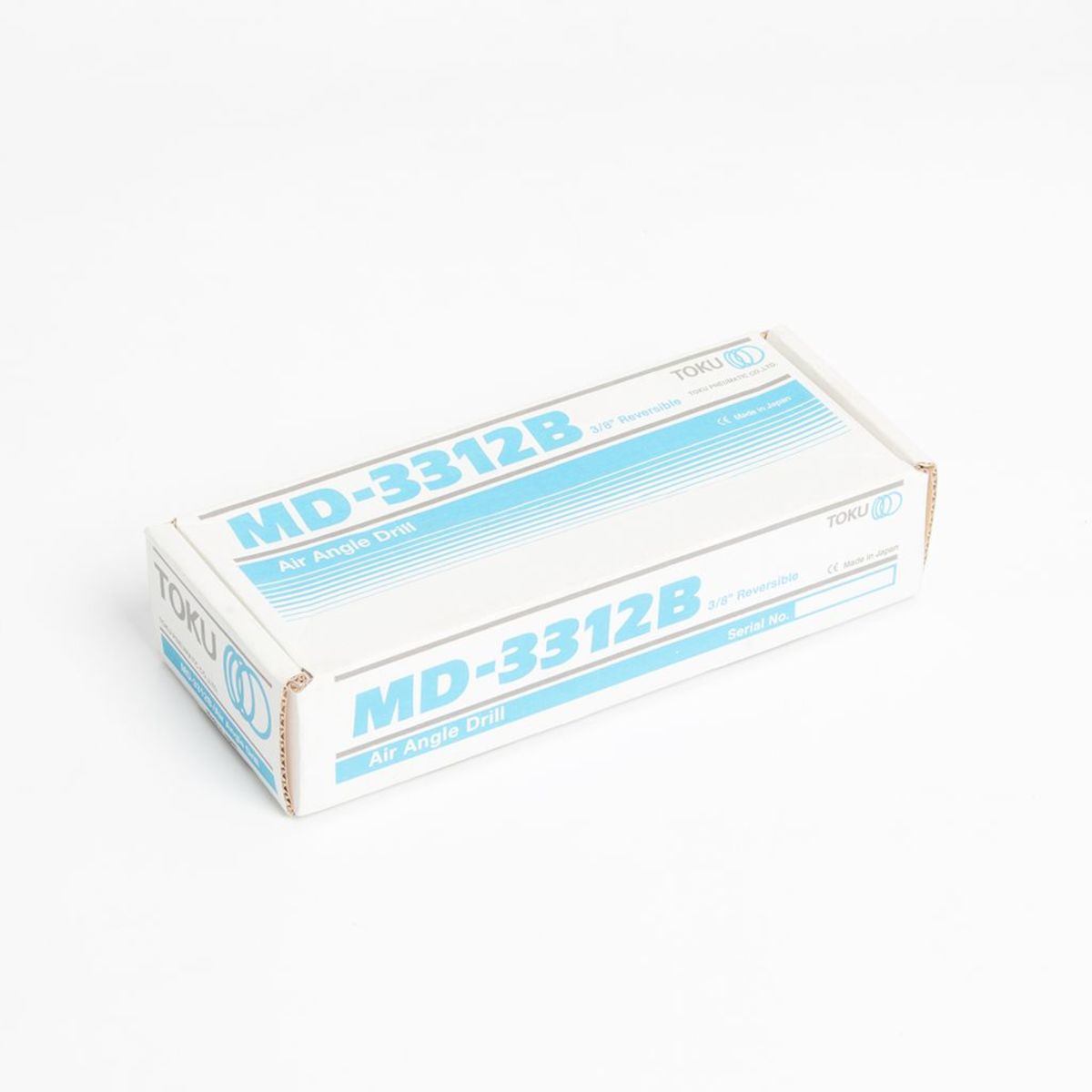 สว่านลมแบบข้องอ โตกุ (TOKU) รุ่น MD-3312B ขนาดหัวจับดอก 3/8 นิ้ว รุ่นงานหนัก สามารถหมุนได้ 2 ทิศ ขนาดแกนหมุน 3/8 นิ้ว x 24 นิ้ว (มาตรฐานนเกล