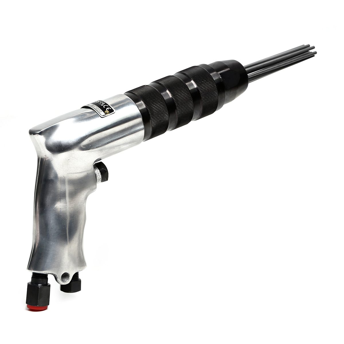 เครื่องสกัดสนิมแบบด้ามตรง โตกุ (TOKU) รุ่น TNS-200PS ขนาดลูกสูบ 20 มม. ความยาวช่วงชัก 25 มม. อัตรากระแทก 3,500 ครั้ง/นาที ปริมาณลม 0.25 ลบ.ม