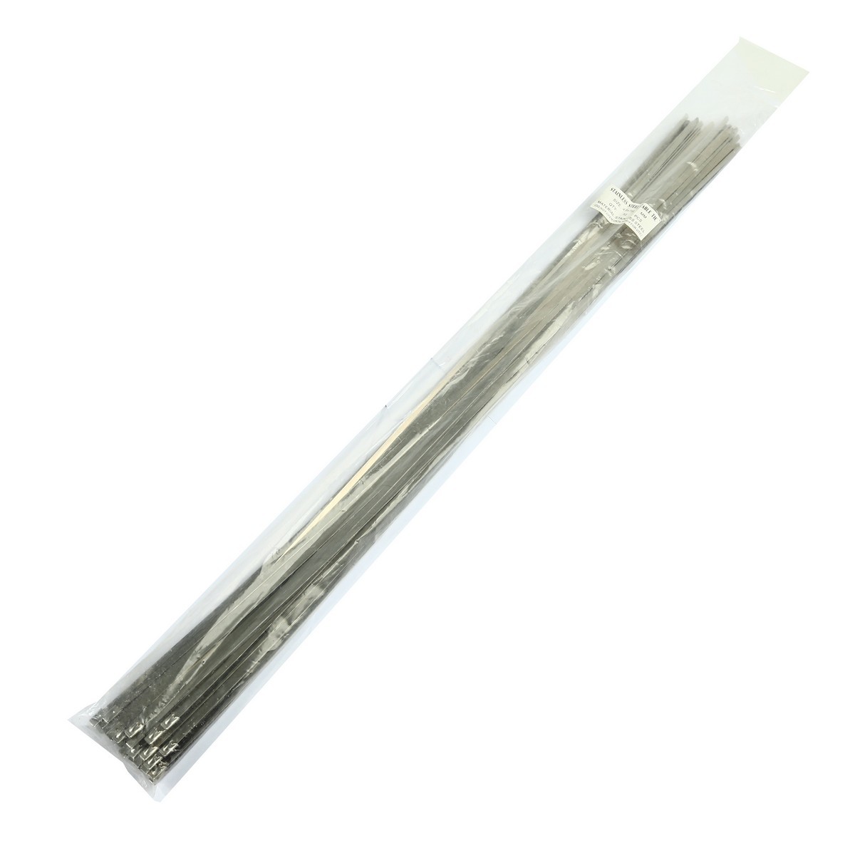 TAKAMURA เคเบิ้ลไทร์ สแตนเลส 27 นิ้ว (4.6X700 มม.) ทนแดด ทนฝน ทนสารเคมี ผลิตจาก สแตนเลส เกรด 316 สำหรับรัดเก็บสายไฟให้เป็นระเบียบ (บรรจุ 50 