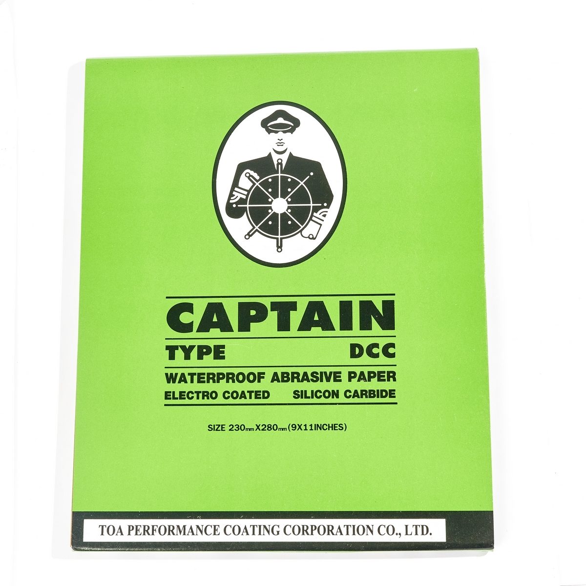TOA กระดาษทรายขัดน้ำ #1000 ขนาด 9x11 นิ้ว (230 x 280 มม.) รุ่น CAPTAIN เหมาะกับขัดสีรถ ขัดโลหะ 60 แผ่น/แพ็ค