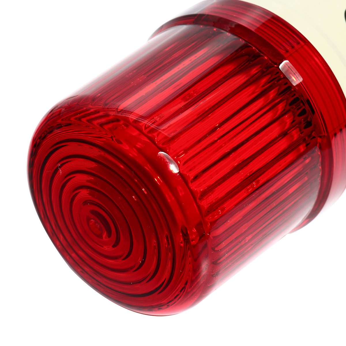ไฟหมุนฝาครอบเรียบพร้อมเสียงสัญญาณออดสีแดง หลอด LED เทนด์ (TEND) รุ่น TWLS-082R ขนาด 80 มม. แรงดันไฟฟ้า 220 โวลต์ ผลิตจากไต้หวัน ใช้เพื่อการเ