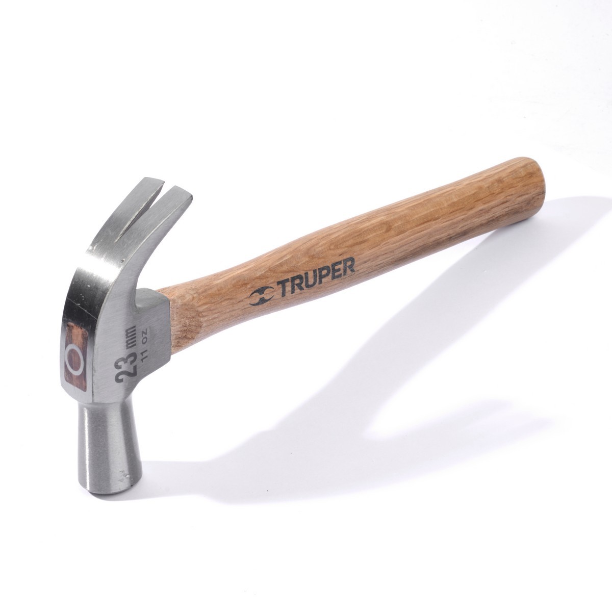 TRUPER ค้อนหงอนด้ามไม้ 11 ออนซ์ (312 กรัม) รุ่น 10557 หัวเหล็กคาร์บอนขึ้นรูปขัดกึ่งเงา ด้ามไม้โอ๊ค สำหรับงานเฟอร์นิเจอร์ งานไม้ หรืออะไหล่โล