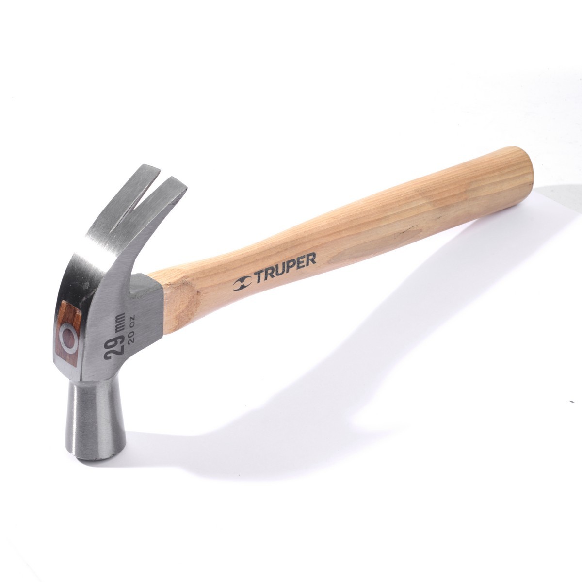 TRUPER ค้อนหงอนด้ามไม้ 20 ออนซ์ (567 กรัม) รุ่น 10561 หัวเหล็กคาร์บอนขึ้นรูปขัดกึ่งเงา ด้ามไม้โอ๊ค สำหรับงานเฟอร์นิเจอร์ งานไม้ หรืออะไหล่โล