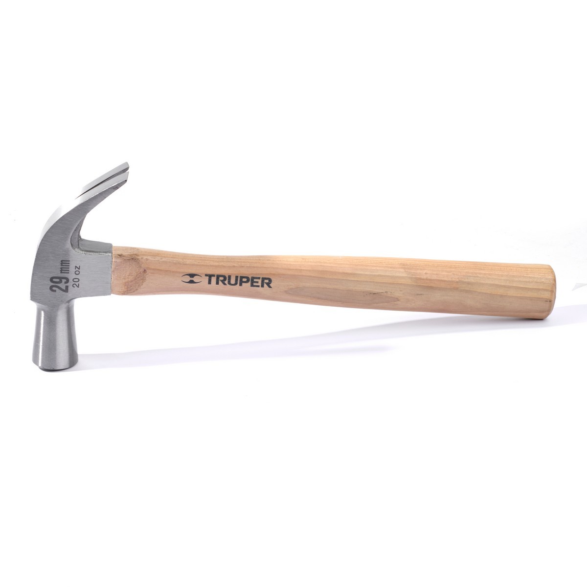 TRUPER ค้อนหงอนด้ามไม้ 20 ออนซ์ (567 กรัม) รุ่น 10561 หัวเหล็กคาร์บอนขึ้นรูปขัดกึ่งเงา ด้ามไม้โอ๊ค สำหรับงานเฟอร์นิเจอร์ งานไม้ หรืออะไหล่โล