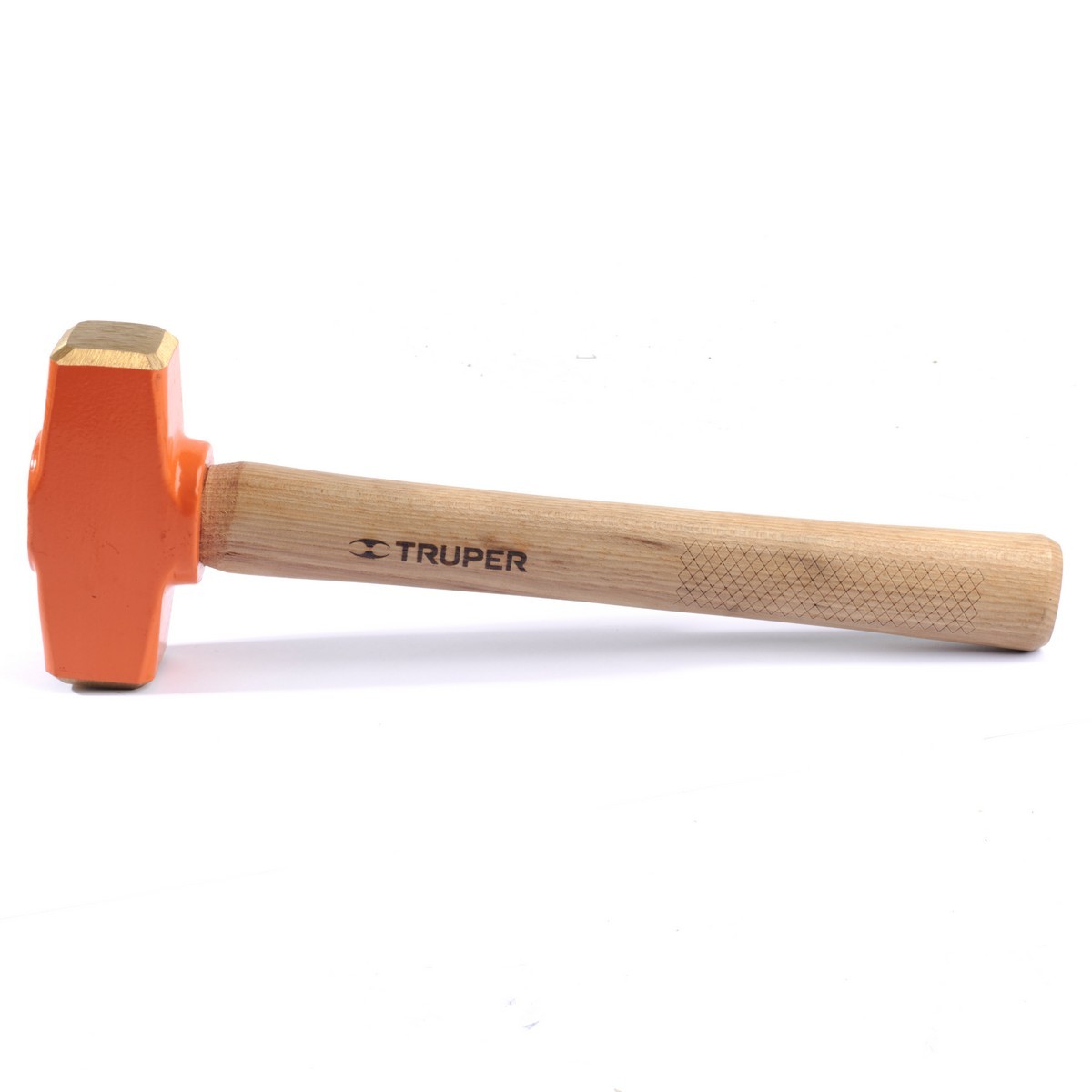TRUPER ค้อนหัวทองเหลืองด้ามไม้ 3.3 ปอนด์ รุ่น 10575 ไม่เกิดประกายไฟ สำหรับการชนโลหะชนิดอื่น การบูชและไดรฟ์ (ทรูเปอร์)