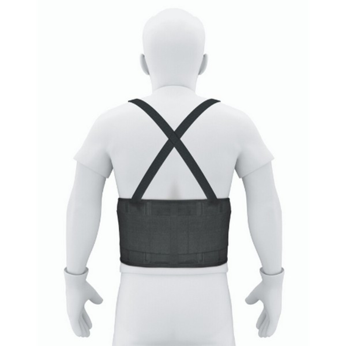 TRUPER เข็มขัดพยุงหลัง ไซส์ S (28-32 นิ้ว) รุ่น 10953 สายยางยืดปรับระดับได้ ช่วยลดและป้องกันการบาดเจ็บระหว่างทำงาน (ทรูเปอร์)