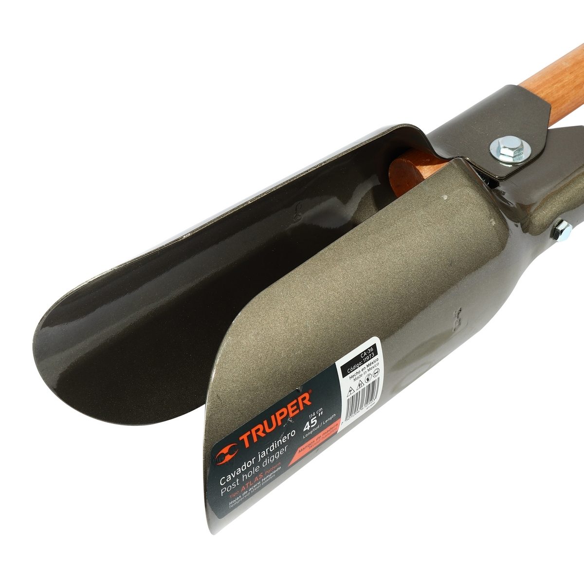 เสียมขุดดินแบบหนีบด้ามไม้ 45 นิ้ว ทรูเปอร์ (TRUPER) รุ่น 11973 เหมาะกับการทำสวน