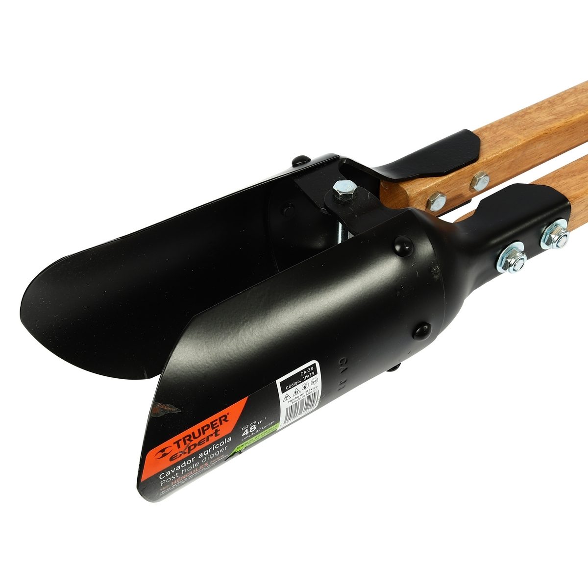 เสียมขุดดินแบบหนีบด้ามไม้ 48 นิ้ว ทรูเปอร์ (TRUPER) รุ่น 11979 เหมาะกับการทำการเกษตร