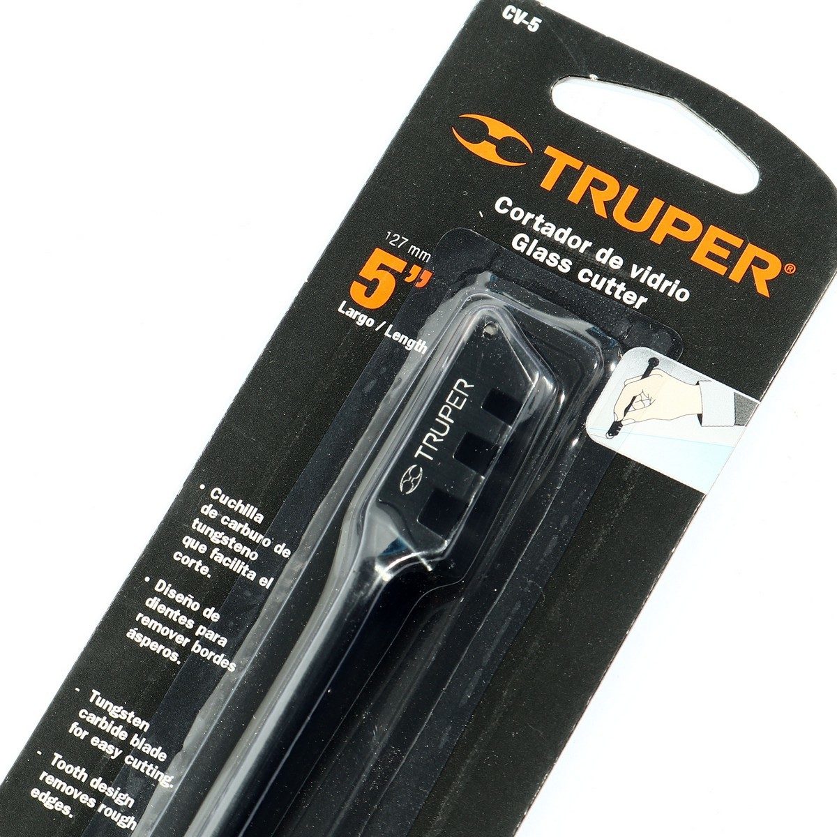 TRUPER คัตเตอร์ตัดกระจก ขนาด 0.25 นิ้ว รุ่น 12953 (ทรูเปอร์)